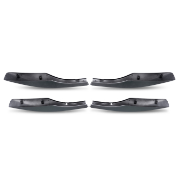4PCS ABS Roof Rail End Cover compatible for Lexus RX RX350 2010-2015 Silver Cap