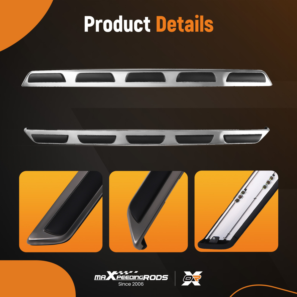 Truck Running Boards compatible for Audi Q5 8R 2008-2016 Running Board Black LeftRight