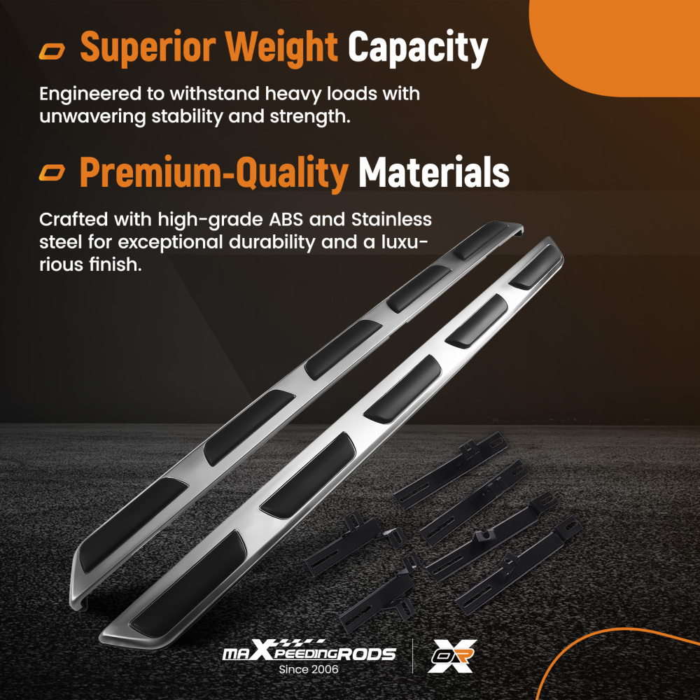 Truck Running Boards compatible for Audi Q5 8R 2008-2016 Running Board Black LeftRight