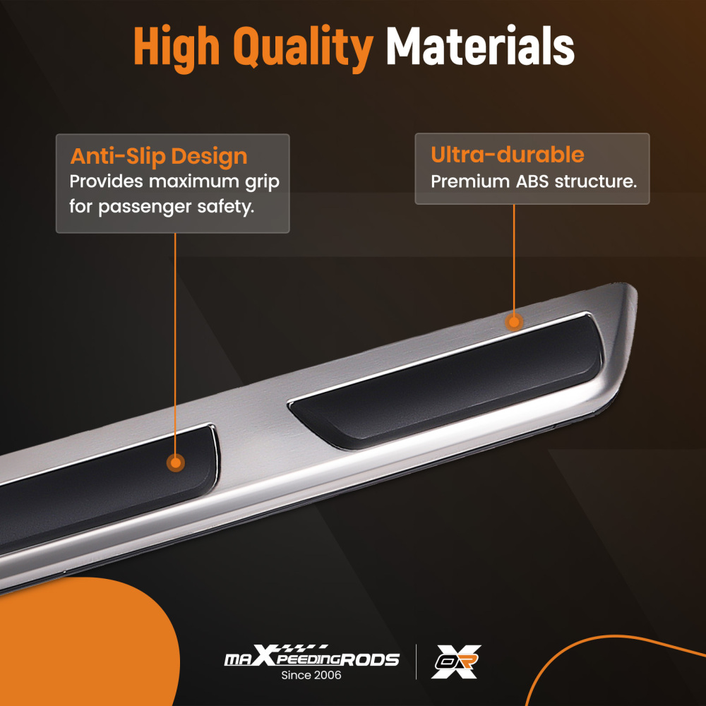 Truck Running Boards compatible for Audi Q5 8R 2008-2016 Running Board Black LeftRight