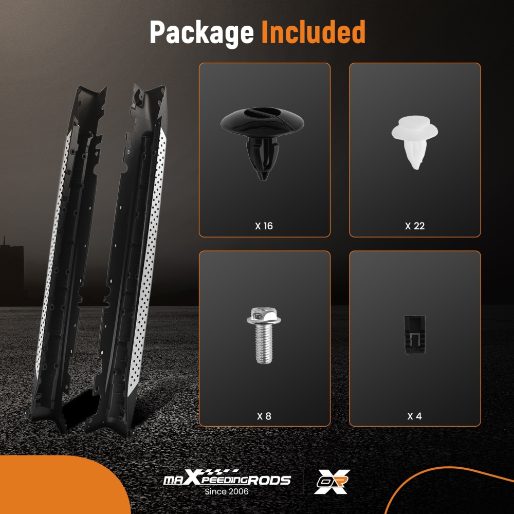 Aluminium Side Steps Running Boards compatible for BMW X5 E70 2007-2013 Non-Slip Entry Bars