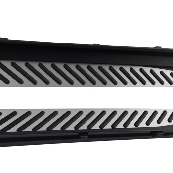 Marchepieds Alu compatible pour BMW X3 G01 X4 G02 2017-2023 Latéraux Noir ABS