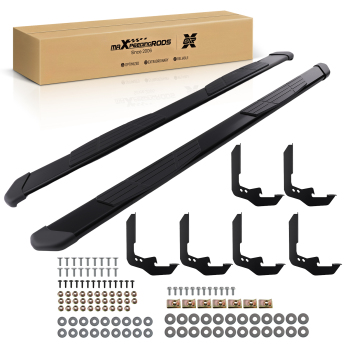 Nerf Bars compatible for Silverado Sierra Diesel 2020-2026 Crew Cab Heavy Duty Non-Slip