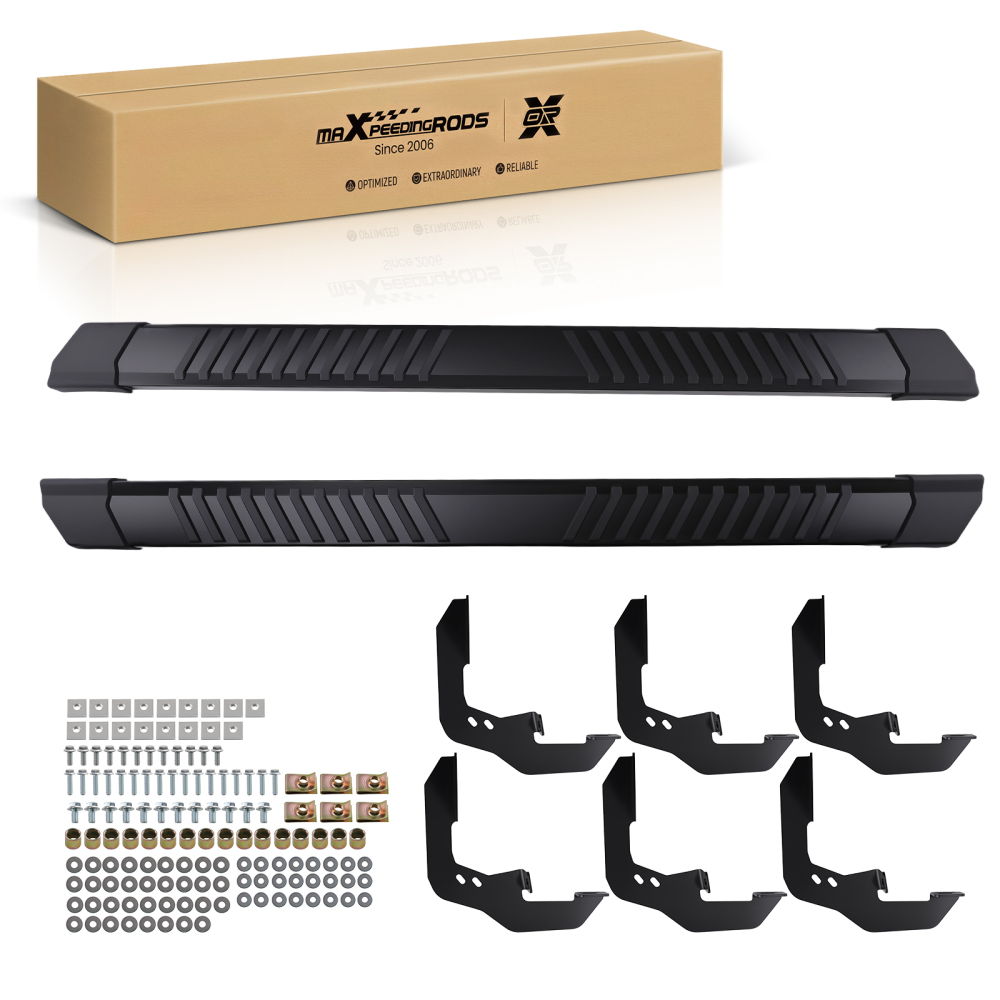 Running BoardSide Step compatible for GMC Sierra/Silverado 1500 2019-2026 Crew Cab 2PC