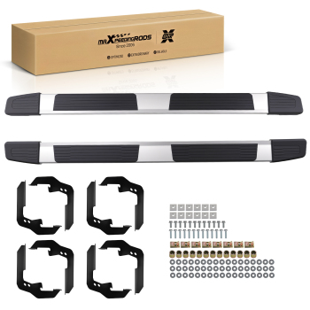 Running Board Nerf Bar compatible for GMC Sierra 1500 2019-2026 Crew Cab Aluminium ABS