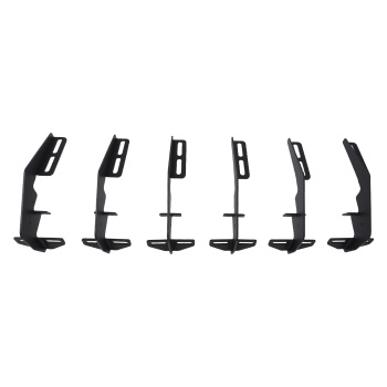 6 Running Boards compatible for Ram 1500 Limited Longhorn 2019-2025 Black Nerf Bars