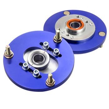 Front Adjustable Camber Plates Top Mounts compatible for Bmw E36 Coilover Shock Kit