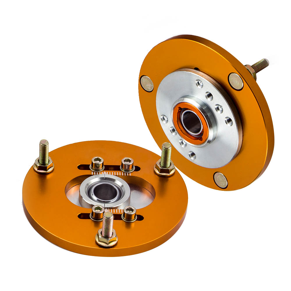 Golden 1991 - 1999 Compatible For Bmw E36 318 320 323 325 328 M3 I Ic Is Ti Front Adjustable Camber Plates