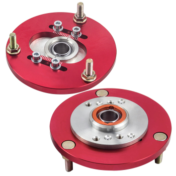 Compatible for BMW E36 1 pair 2pcs Coilover Camber Top Mounts Front Camber Plate