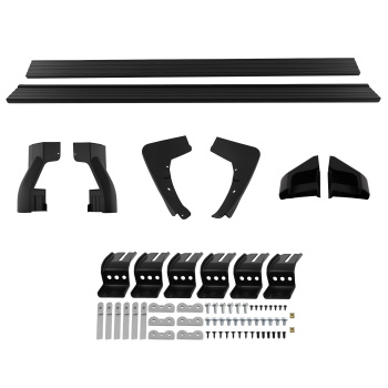 Aluminum Running Board Side Step compatible for Ford Explorer 2020-2025 Black LeftRight