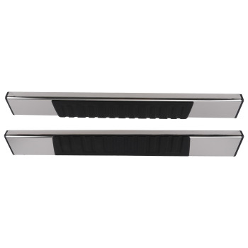 6 Inch Side Step Running Board compatible for Ford F-250 1999-2016 Aluminum Black Non-Slip