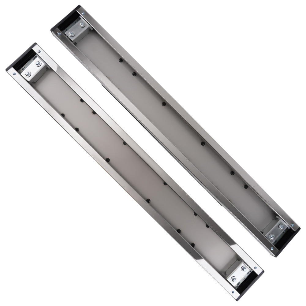 6 Inch Side Step Running Board compatible for Ford F-250 1999-2016 Aluminum Black Non-Slip