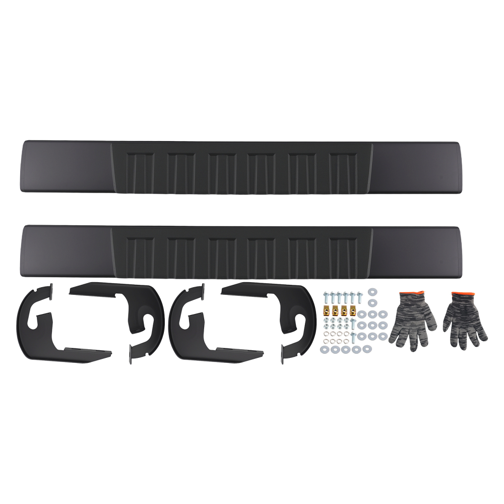 Non-Slip Nerf Bars Running Board Steps compatible for Ford F-150 2004-2014 With Hardware