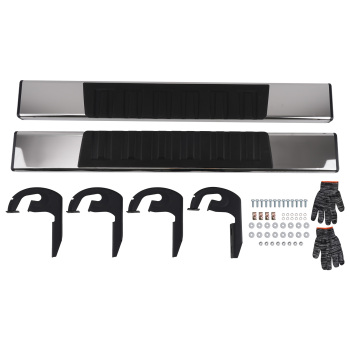 6 Inch Side Step Nerf Bars compatible for Ford F-150 2004-2014Non-Slip Protection