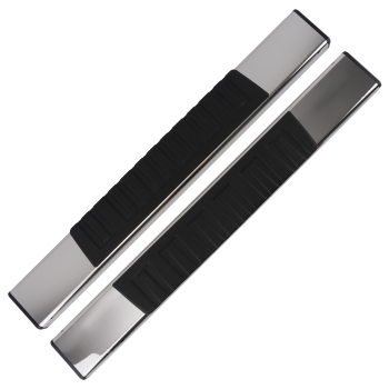 Nerf Bars Running Boards Side Steps compatible for Ford F150 2015-2024 Aluminum Alloy Black