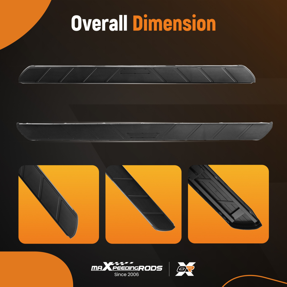 Aluminum Running Board Side Step Bar compatible for Honda CR-V 2023-2025 Easy Installation