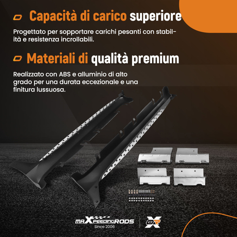 Passo Laterale Adatto Tavola Da Corsa compatibile per HYUNDAI ix35 2010-2015 Side Step