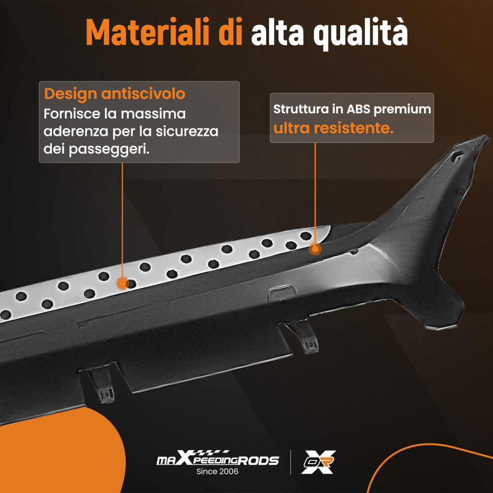 Passo Laterale Adatto Tavola Da Corsa compatibile per HYUNDAI ix35 2010-2015 Side Step