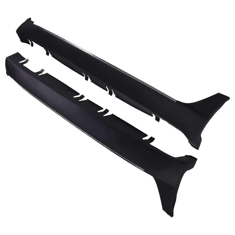 2Pcs Barre Nerf Marchepied Latéral compatible pour HYUNDAI ix35 2010-2015 Aluminium ABS