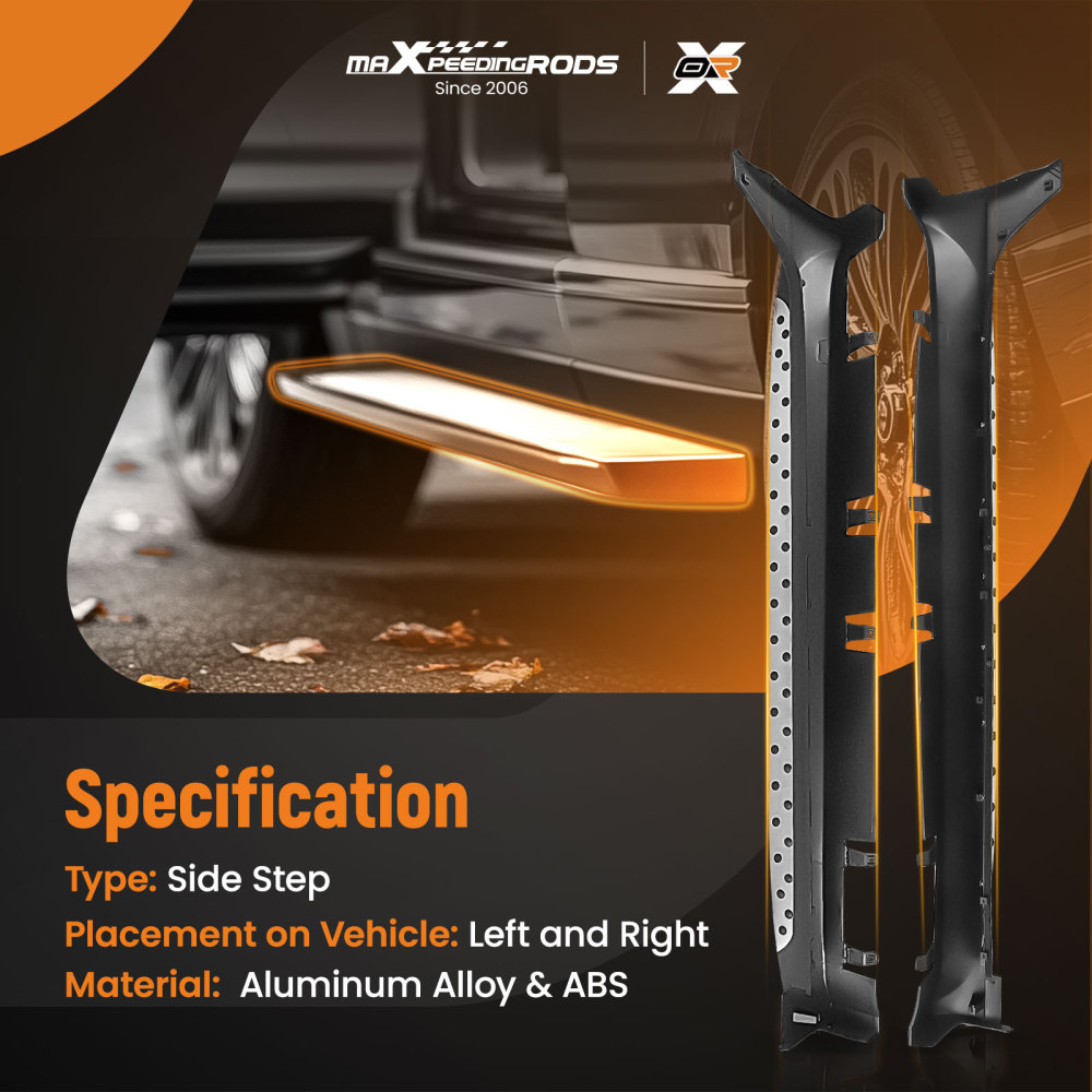 Passo Laterale Adatto Tavola Da Corsa compatibile per HYUNDAI ix35 2010-2015 Side Step