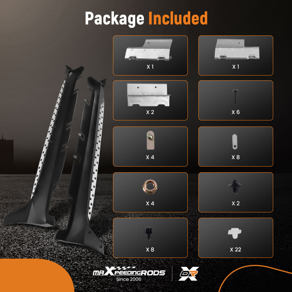 Passo Laterale Adatto Tavola Da Corsa compatibile per HYUNDAI ix35 2010-2015 Side Step