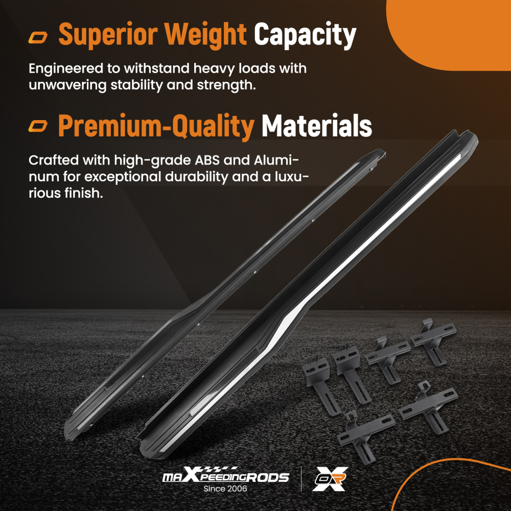 Nerf Bars Side Step Running Board compatible for Honda CR-V 2023-2025 Non-Slip Black