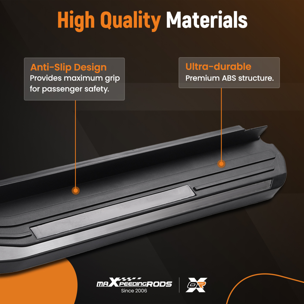 Nerf Bars Side Step Running Board compatible for Honda CR-V 2023-2025 Non-Slip Black