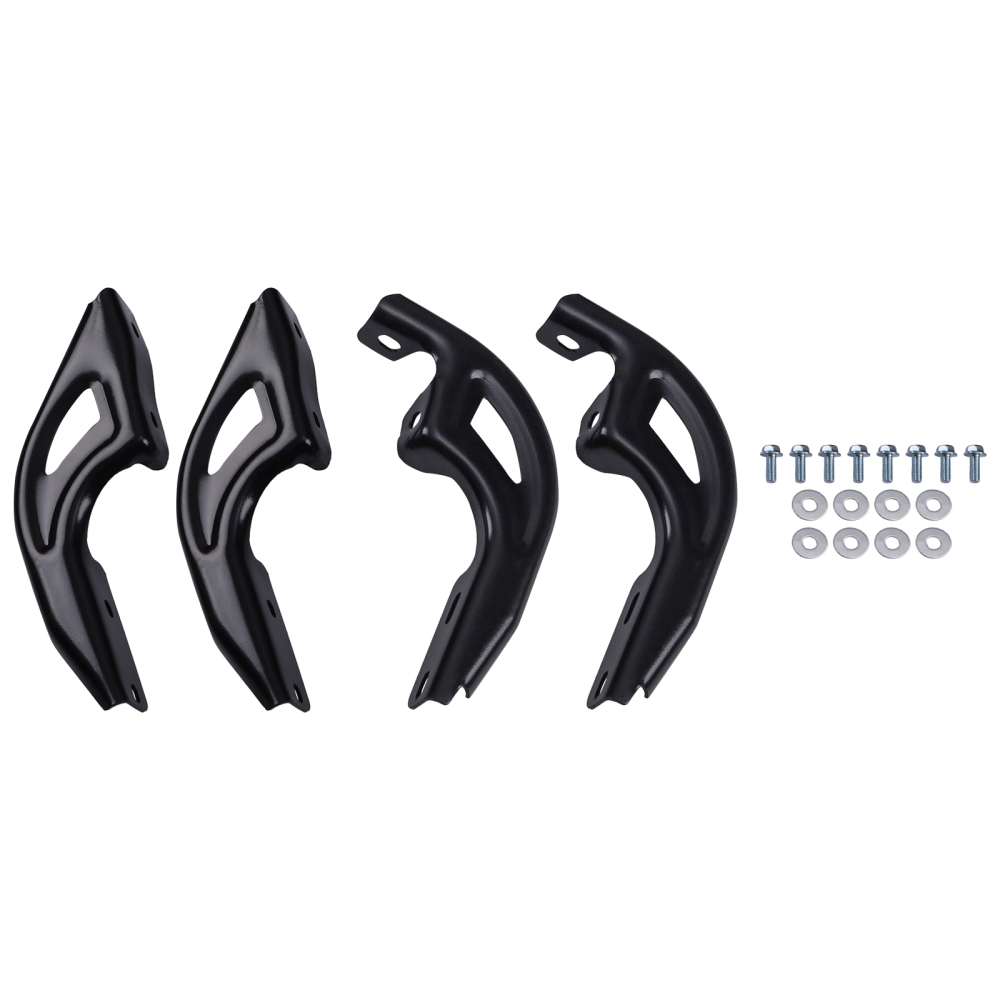 Aluminum Side Steps Black compatible for Honda Pilot 2016-2022 Running Boards Heavy Duty