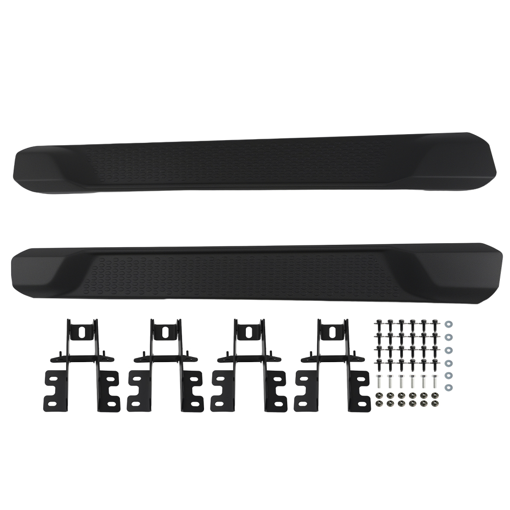 Running Board Side Steps compatible for Jeep Wrangler JK 2Door 07-18 W/ Mounting Kit