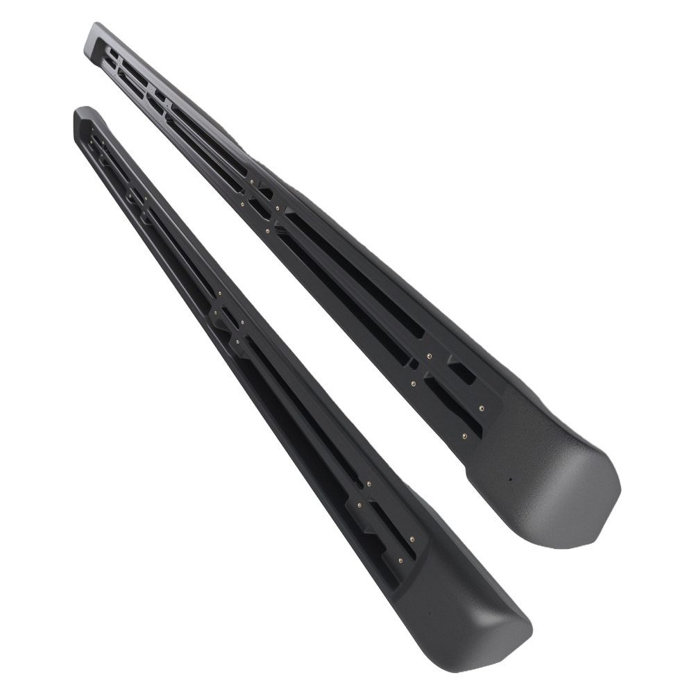 Aluminum Running Boards for 2020-2023 compatible for Jeep Gladiator JT 4Door Side Steps Black