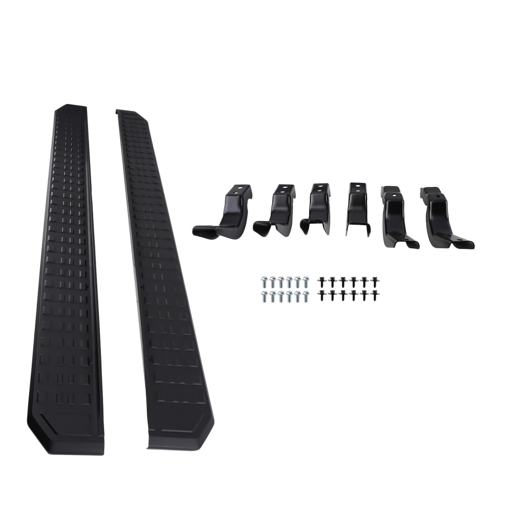 Nerf Bars Running Board Kit compatible for Toyota Land Cruiser 2024-25 Black Side Steps