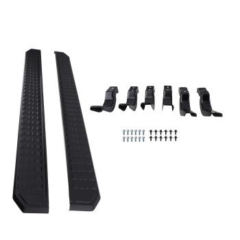 Nerf Bars Running Board Kit compatible for Toyota Land Cruiser 2024-25 Black Side Steps