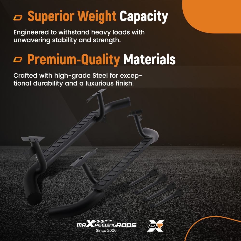 Nerf Bars Running Boards compatible for Land Rover Defender 90 L316 2003-2016 Non-Slip