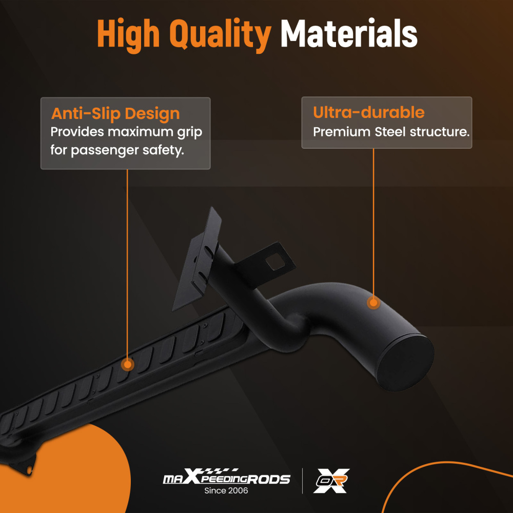 Nerf Bars Running Boards compatible for Land Rover Defender 90 L316 2003-2016 Non-Slip