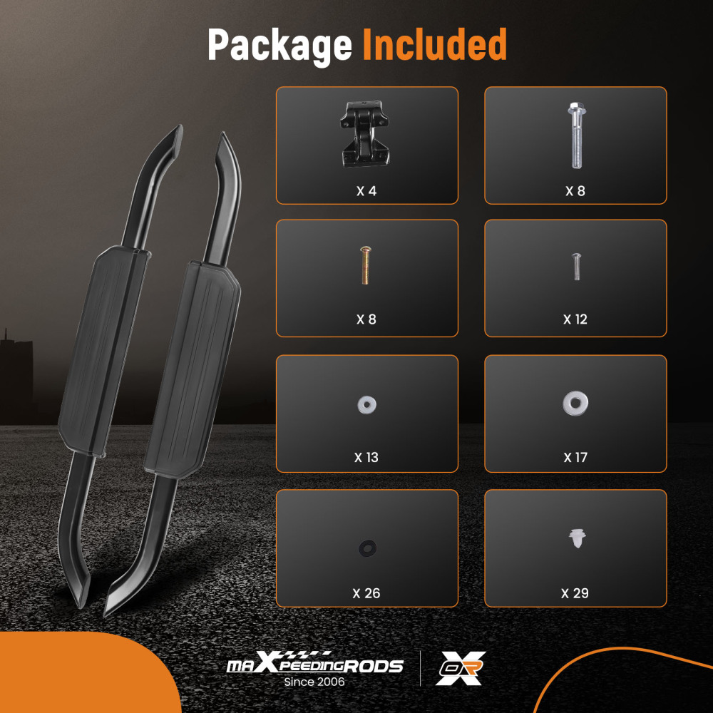 Aluminium Side Steps compatible for Land Rover Defender 90 2020-2023 L663 Running Boards