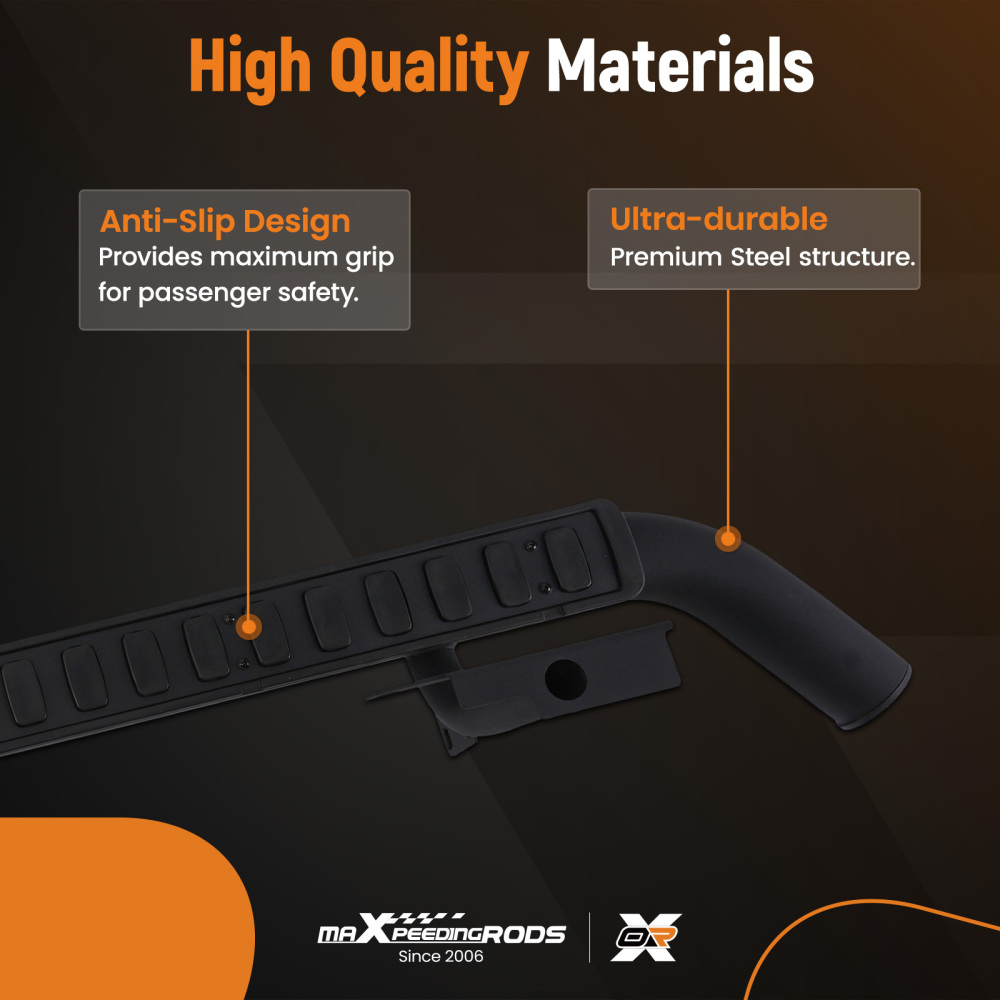 Nerf Bars Side Step compatible for Land Rover Defender 110 1983-2016 Non-Slip Protection