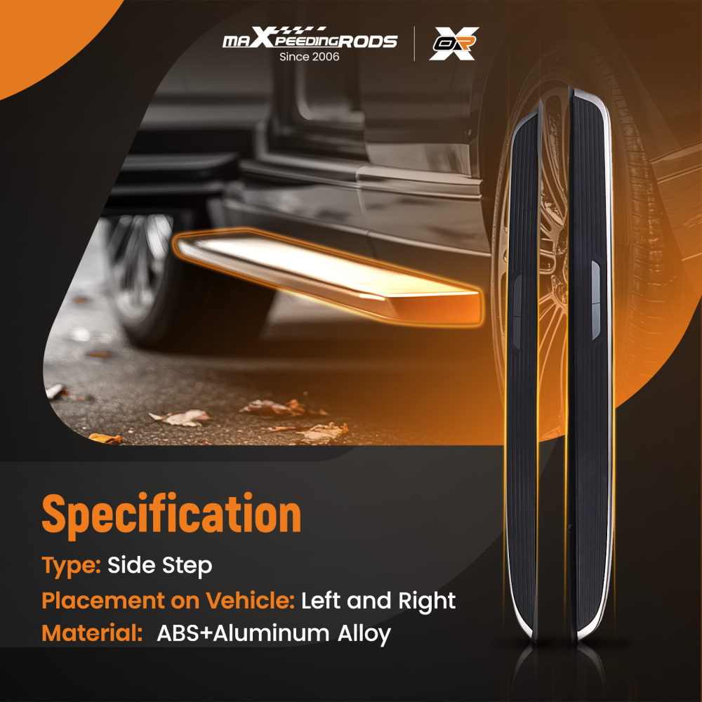 Truck Running Boards Nerf Bars Anti-Slip compatible for Range Rover Velar L560 2017+