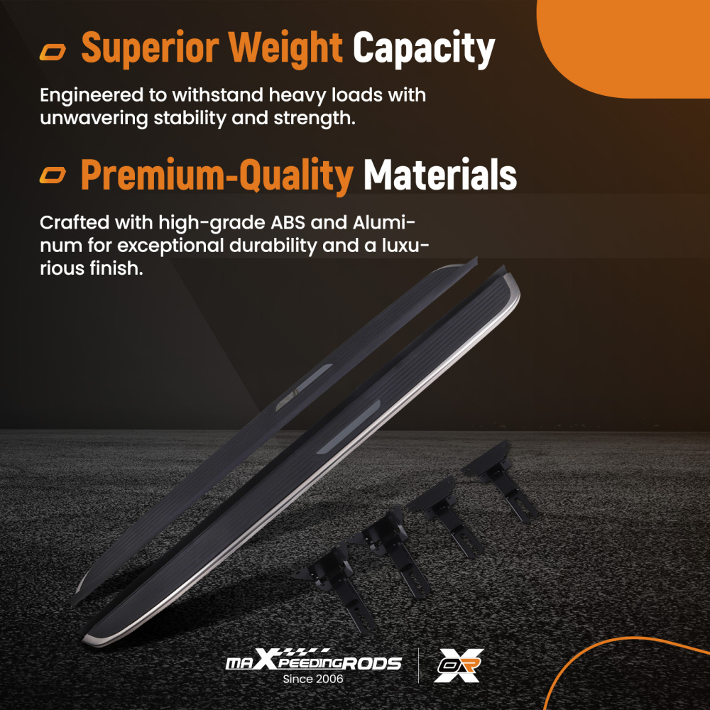 Truck Running Boards Nerf Bars Anti-Slip compatible for Range Rover Velar L560 2017+