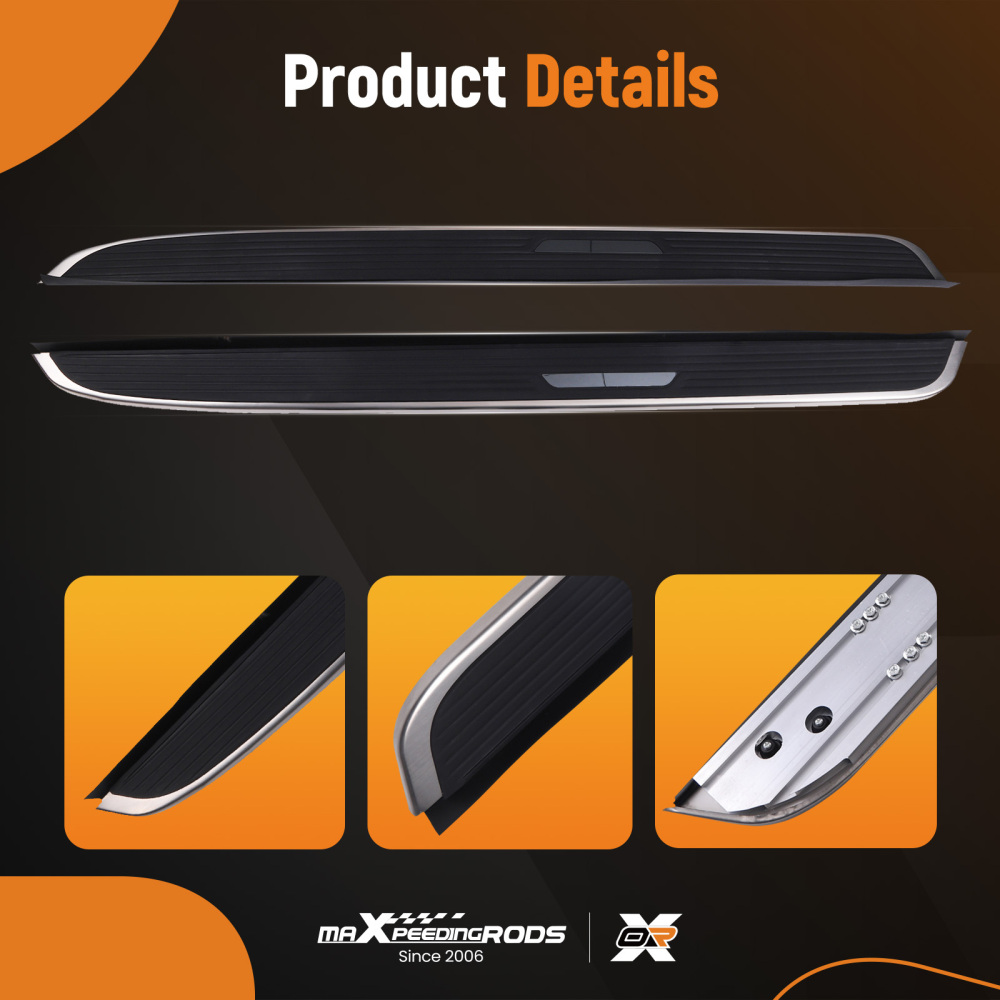 Truck Running Boards Nerf Bars Anti-Slip compatible for Range Rover Velar L560 2017+