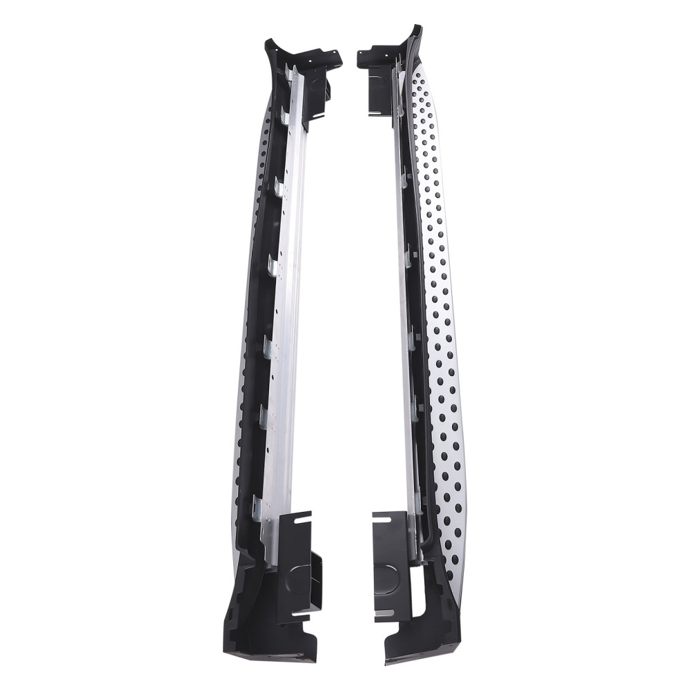 Aluminum Running Board Set compatible for Mercedes W164 ML350 ML500 ML550 2006-2011 4.7inch