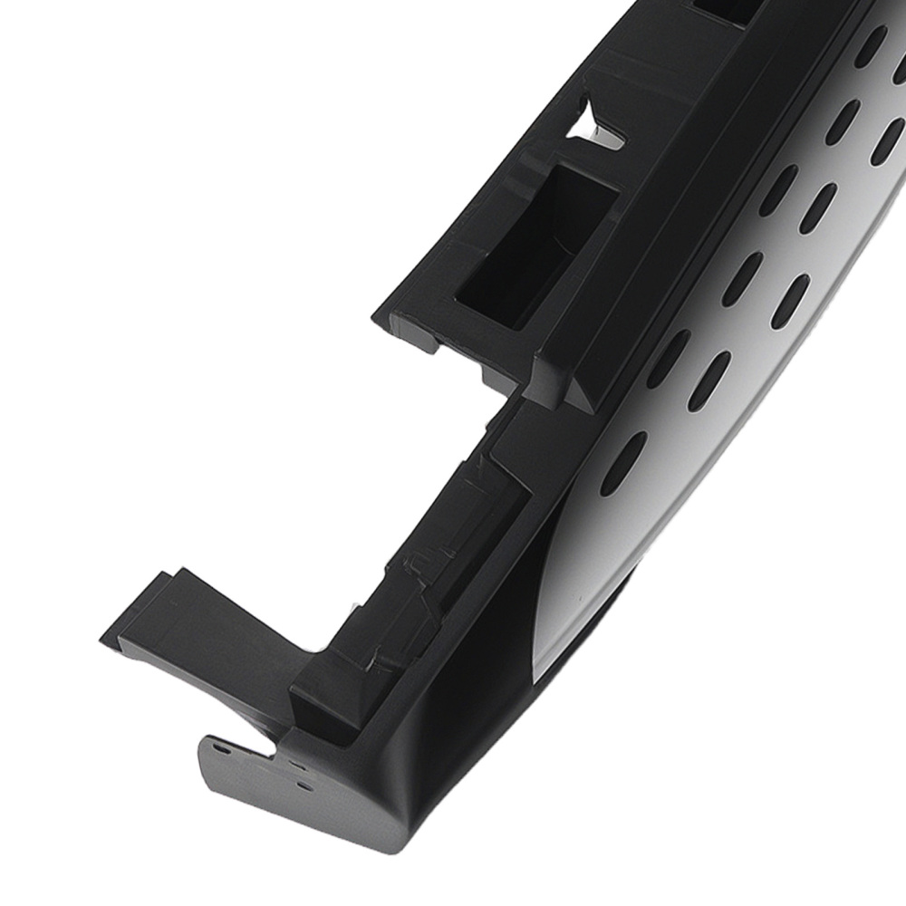 Aluminium Running Boards compatible for Mercedes ML350 W166 12-15 GLE 16-18 Non-Slip Black
