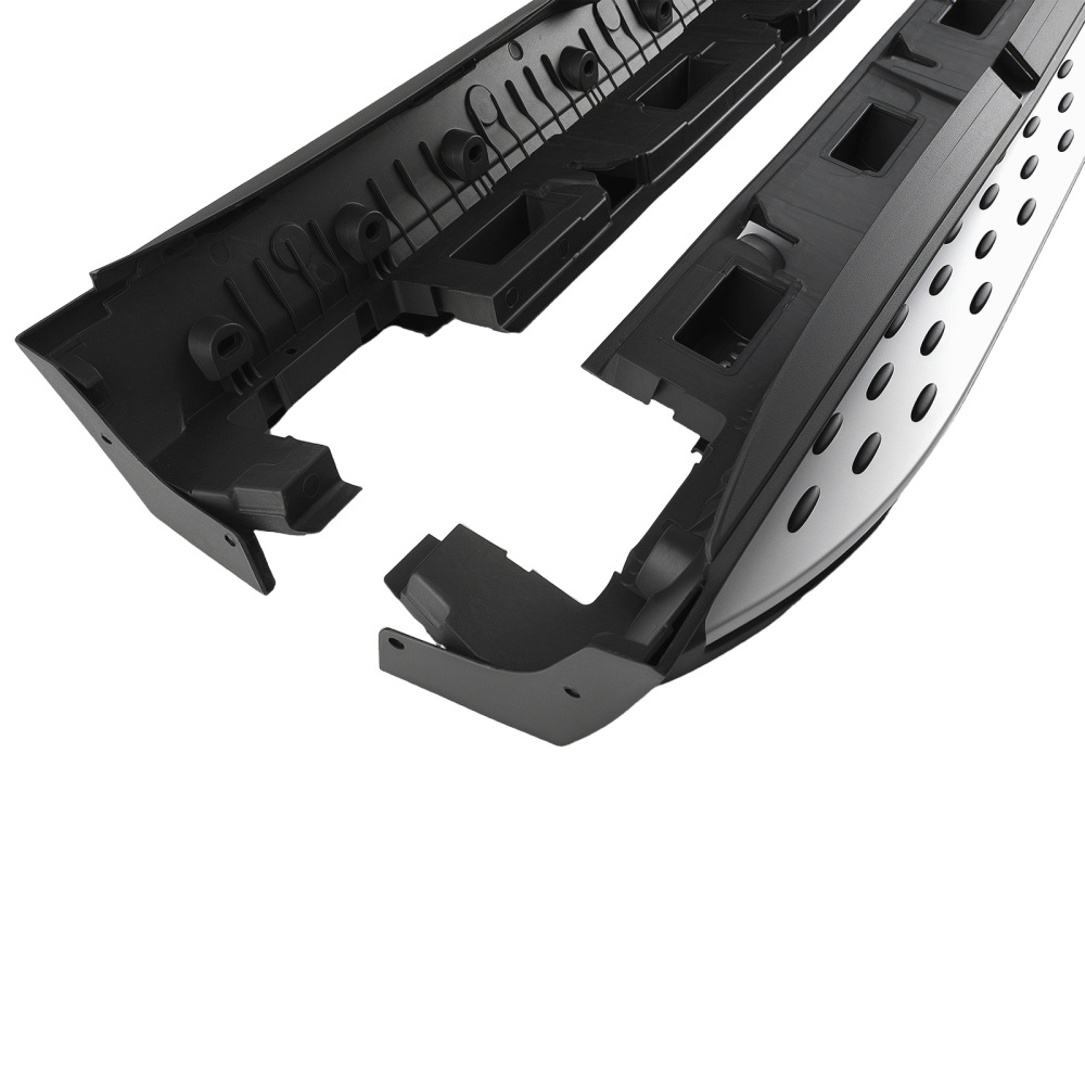 Aluminum Side Step Bars compatible for Mercedes ML350 ML550 W166 2012-2015 GLE 16-18 Black
