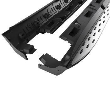 Aluminum Side Step Bars compatible for Mercedes ML350 ML550 W166 2012-2015 GLE 16-18 Black