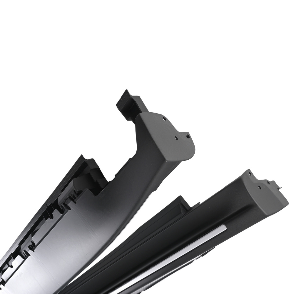 Aluminum Side Step Bars compatible for Mercedes ML350 ML550 W166 2012-2015 GLE 16-18 Black