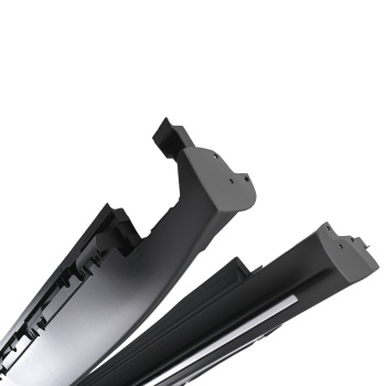 Aluminum Side Step Bars compatible for Mercedes ML350 ML550 W166 2012-2015 GLE 16-18 Black