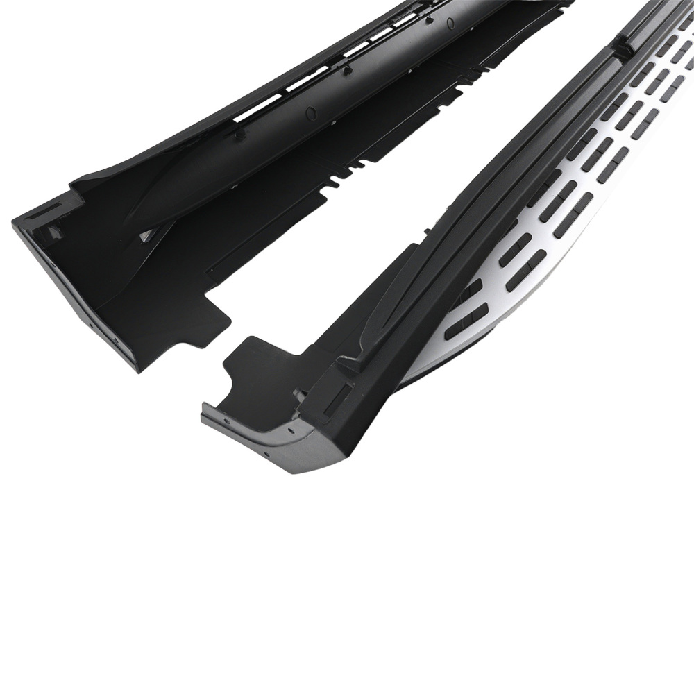 Aluminum Side Steps Nerf Bars compatible for Mercedes GLE Class W167 V167 2020-2024 Black