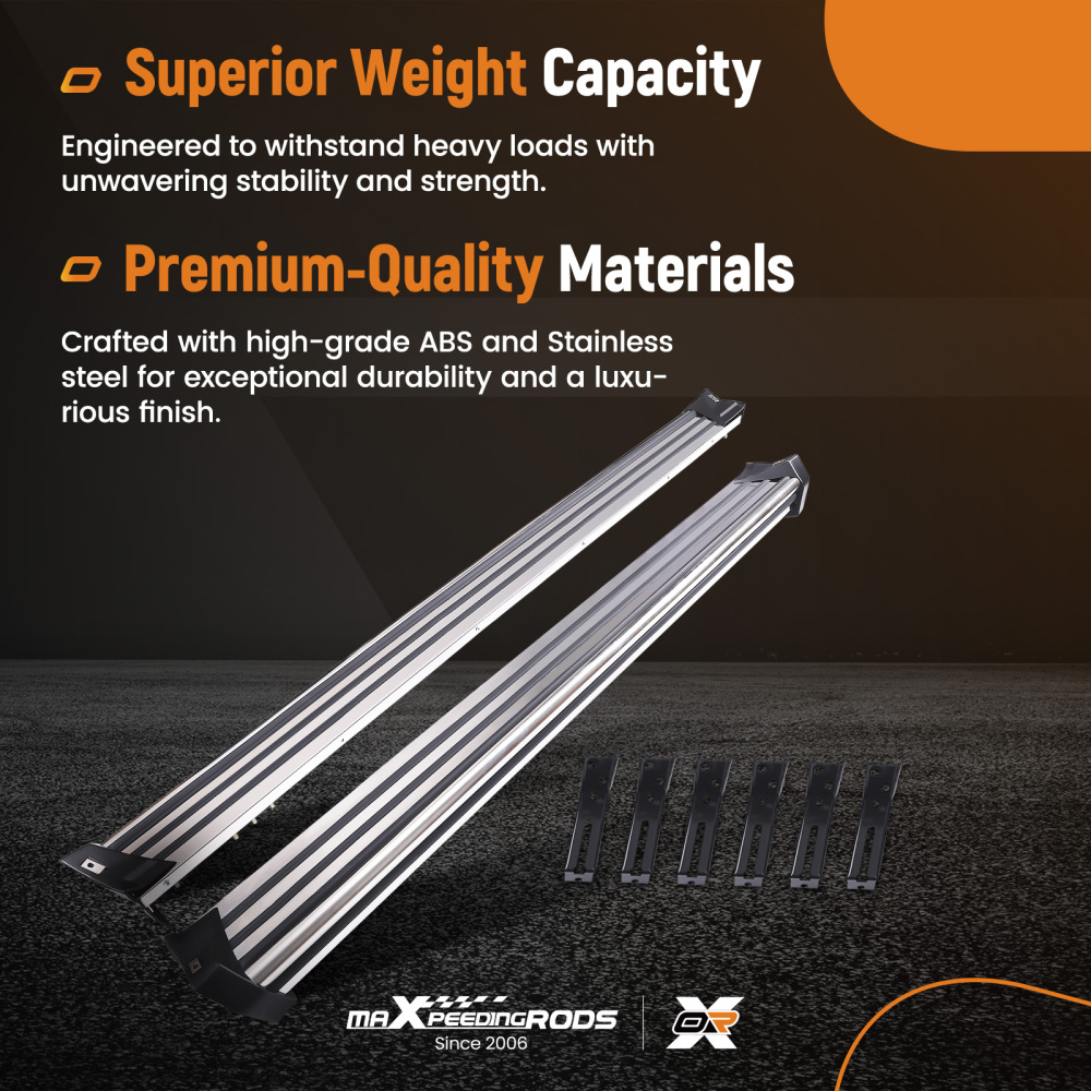Side Step Bar compatible for Mercedes Benz G-Class G55 G550 G500 W463 1989-2018 Pair