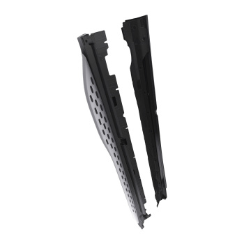 Aluminum Side Running Board compatible for Mercedes GLC X254 GLC300 2022-2024 Black Steps