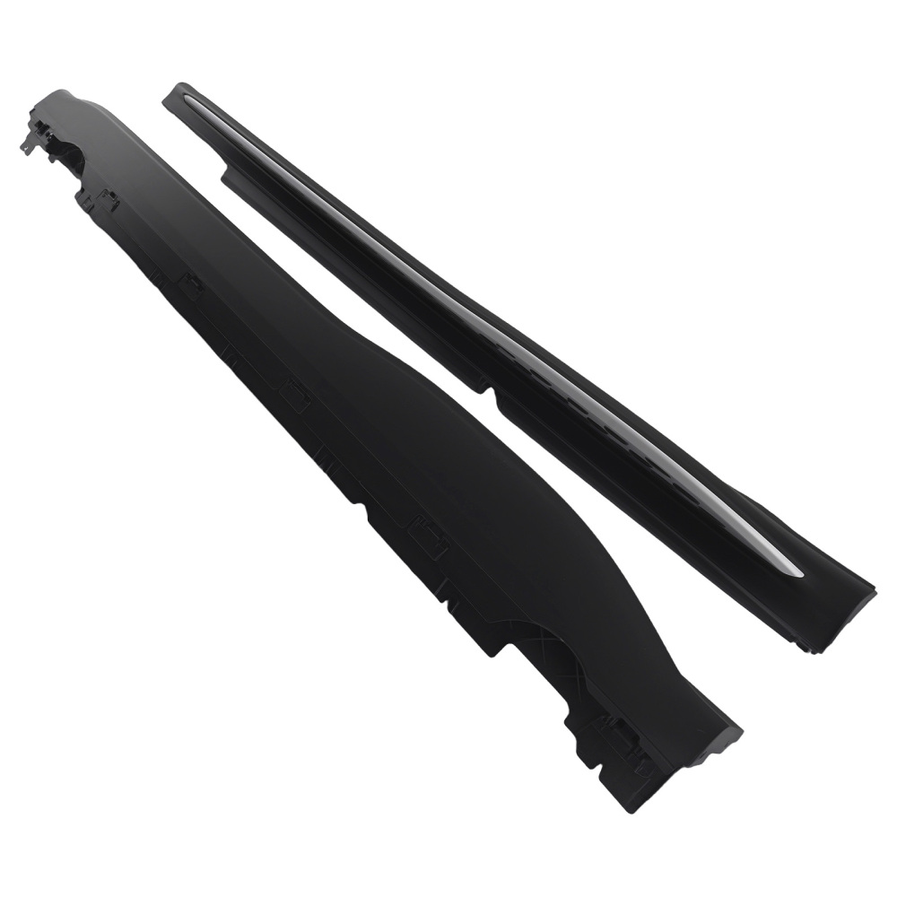 Aluminum Side Running Board compatible for Mercedes GLC X254 GLC300 2022-2024 Black Steps