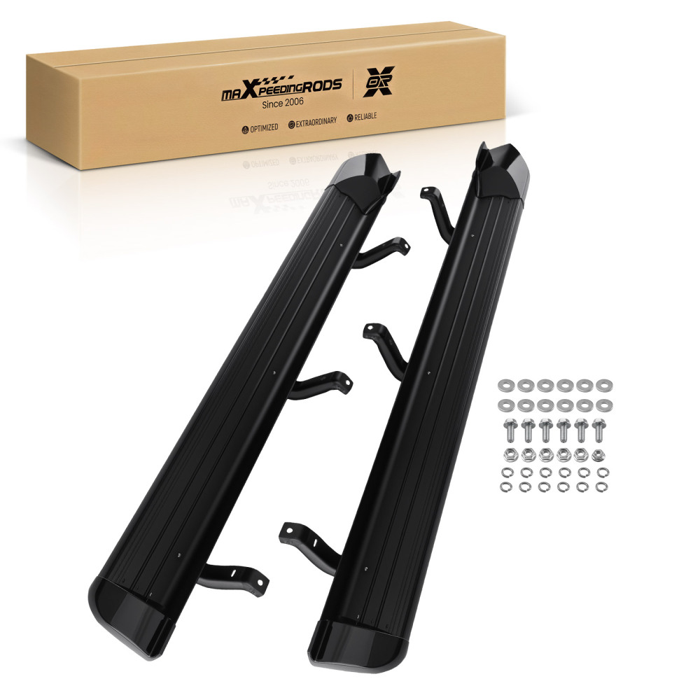 Non-Slip Running Board compatible for Mitsubishi L200 Triton 2015-2019 Double Cab 2PC